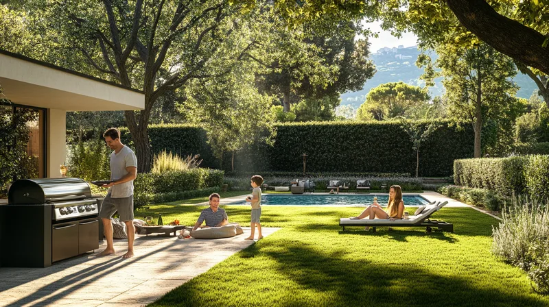 Familie Pool Garten
