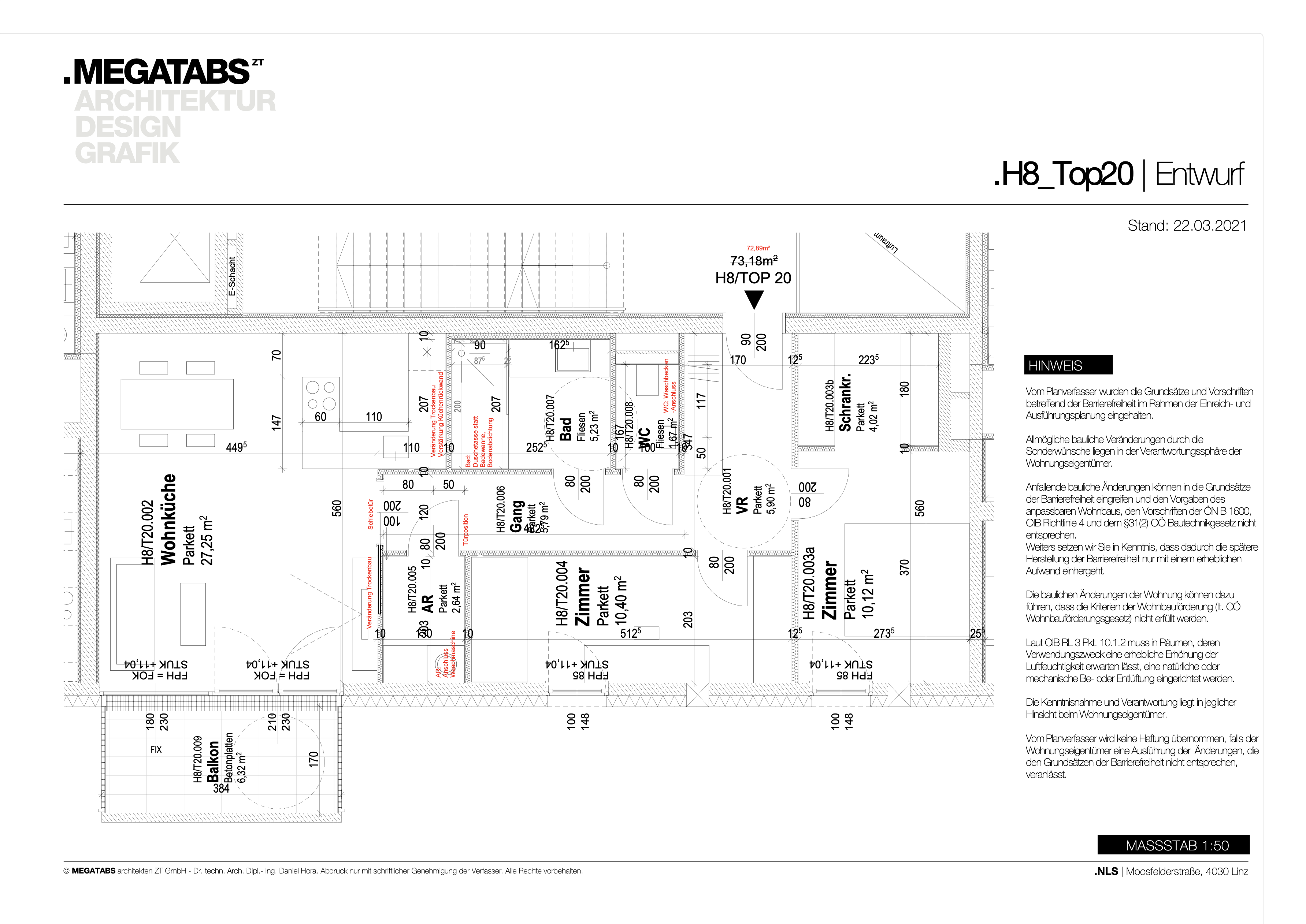 Grundriss H8/Top 20
