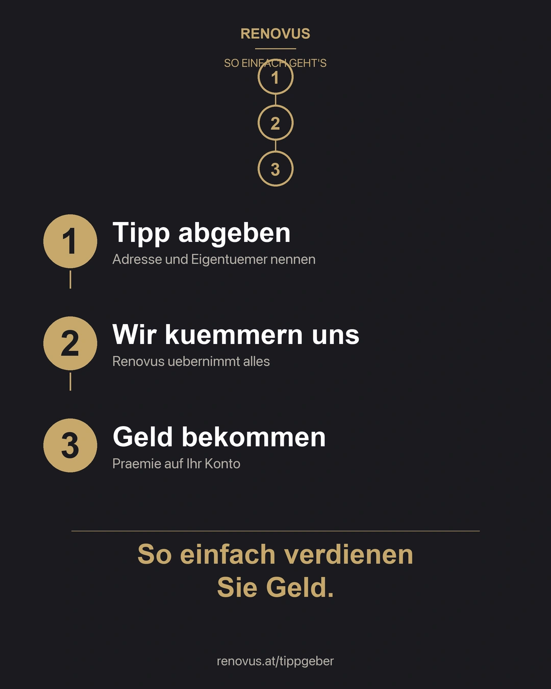 3 Schritte zur Prämie